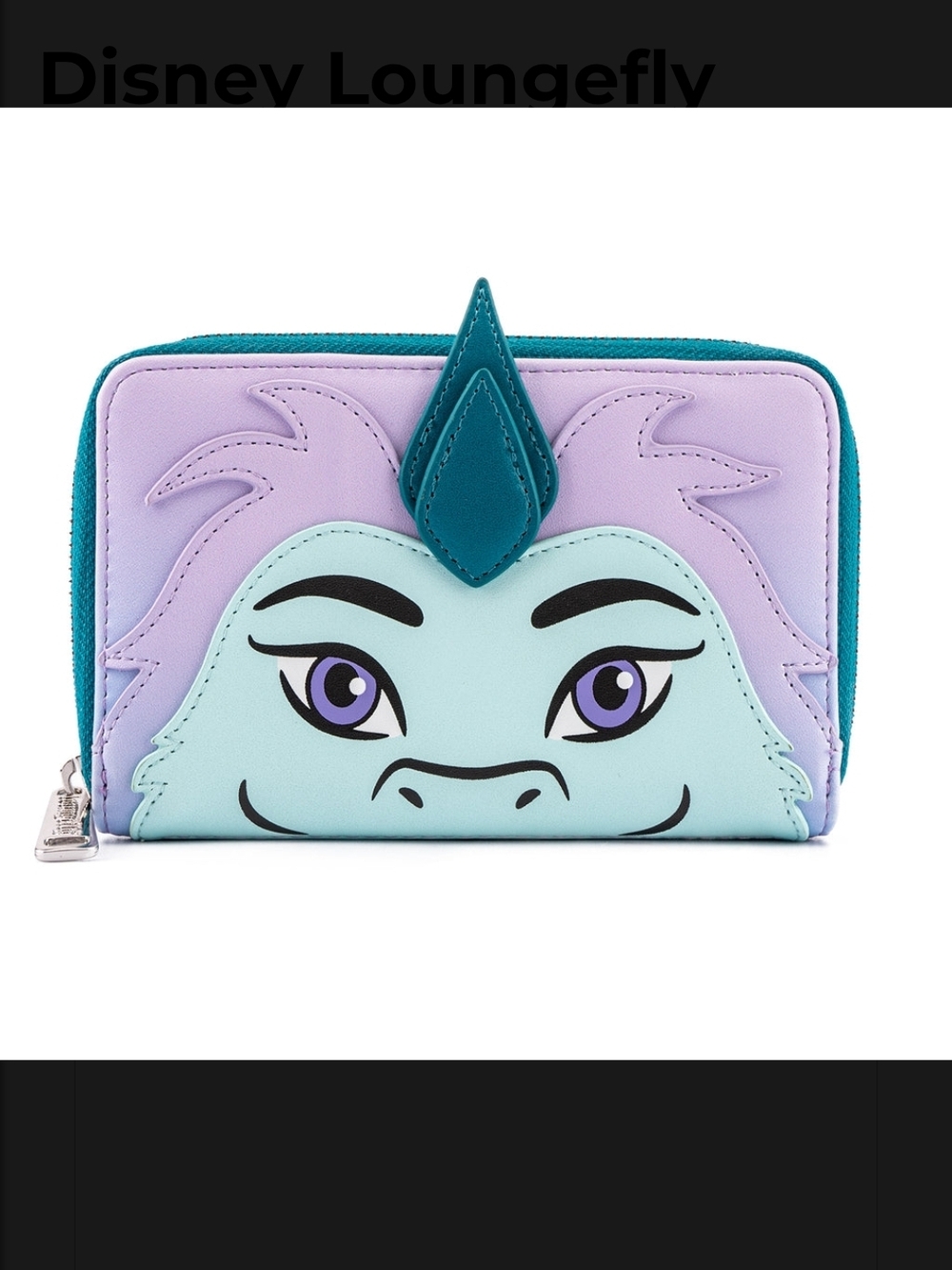 Disney  Loungefly Raya And The Last Dragon Zip Wallet